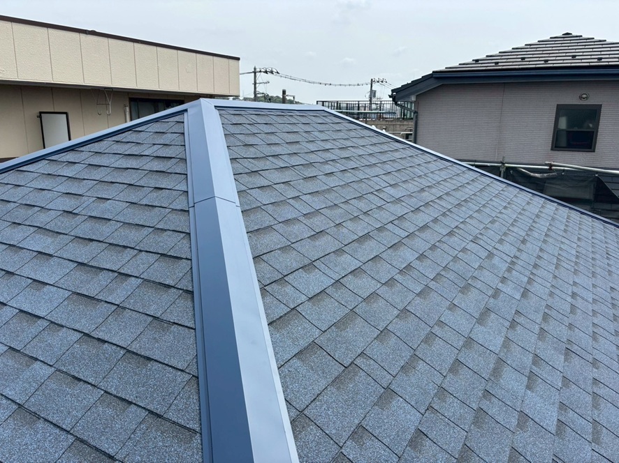 屋根施工後