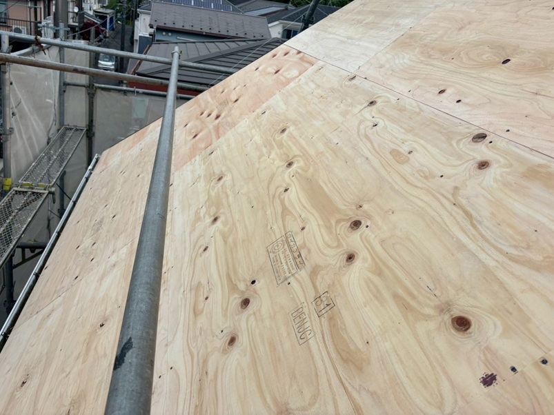 構造用合板張り