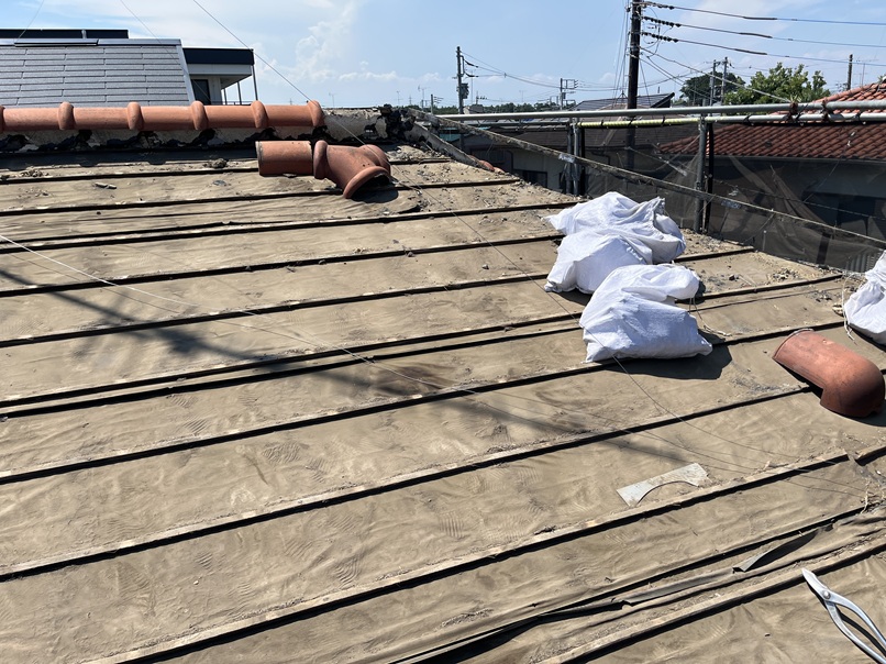 瓦屋根解体