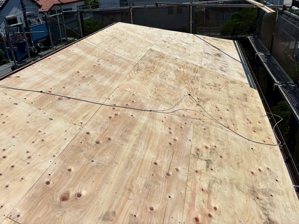 構造用合板張り